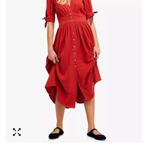 Free People Love of My Life Sienna Midi Dress